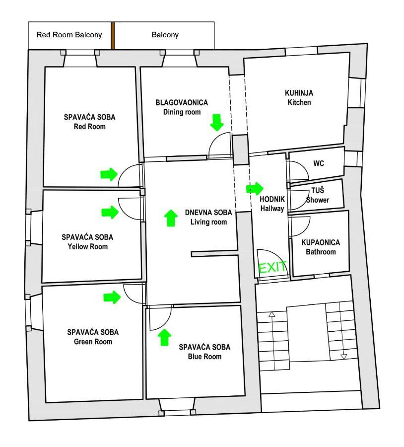 Puntin Rooms Sobe กอร์จูลา ภายนอก รูปภาพ
